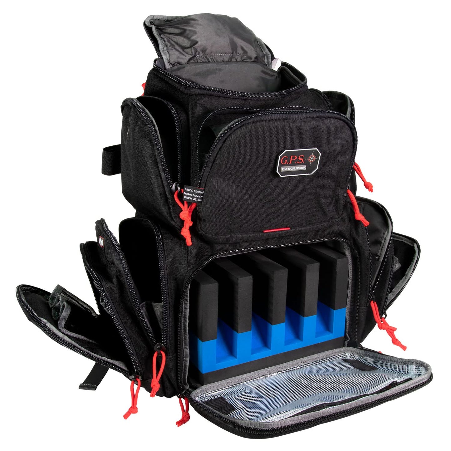 G.P.S. Wild About Shooting G.P.S. Handgunner Range Backpack Black