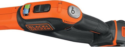 BLACK+DECKER 20V MAX Cordless String Trimmer & Edger - 12-Inch, 2-Speed Control, 2 Batteries & Charger Included