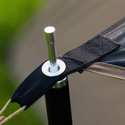 ONETIGRIS Lightweight Tent Poles (1.6m) + Bulwark Camping Tarp
