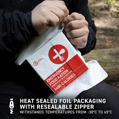 72HRS Food Ration Bar Emergency Rations (20 PACK), 3600 Calories for 72 Hours, 5 Year Shelf Life Emergency Kit Ration Bars for Bug Out Bag Backpack for Survival Kits Supplies and Emergency Food Supply