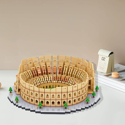 Building Blocks Set Roman Colosseum Model Micro Building Blocks 5594 PCS Famous Architecture Model Mini Building Kit Gift for Kids and Adults