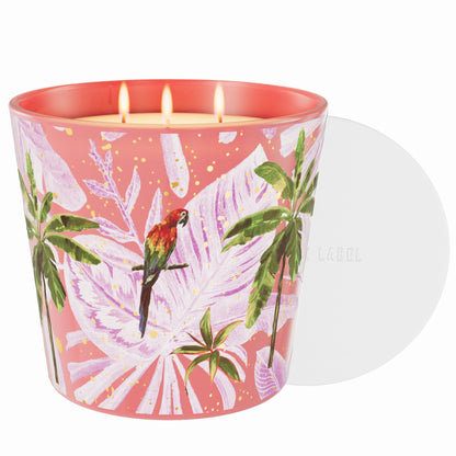 Sangria Sunshine Scented Candle, 30oz Natural Soy Wax Non Toxic, Large 3-Wick Luxury Aromatherapy Candle for Home | 100+ Hour Slow-Burn for Home Decor, Stress Relief, SPA