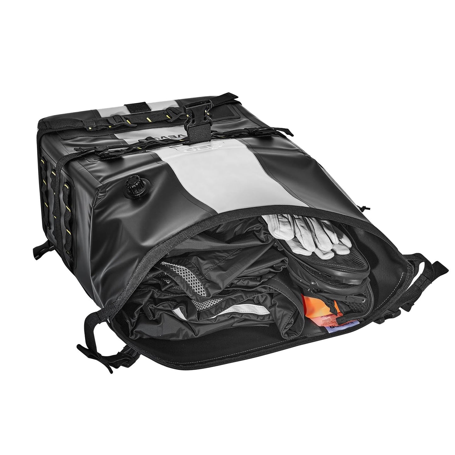 VEVOR Motorcycle Saddle Bags, 56L(28L*2) Waterproof Motorcycle Luggage Saddlebags Set of 2 with Detachable Shoulder Strap, Heavy-Duty Shoulder Bag Fit for Most Outdoor Adventure Sports Motorbike