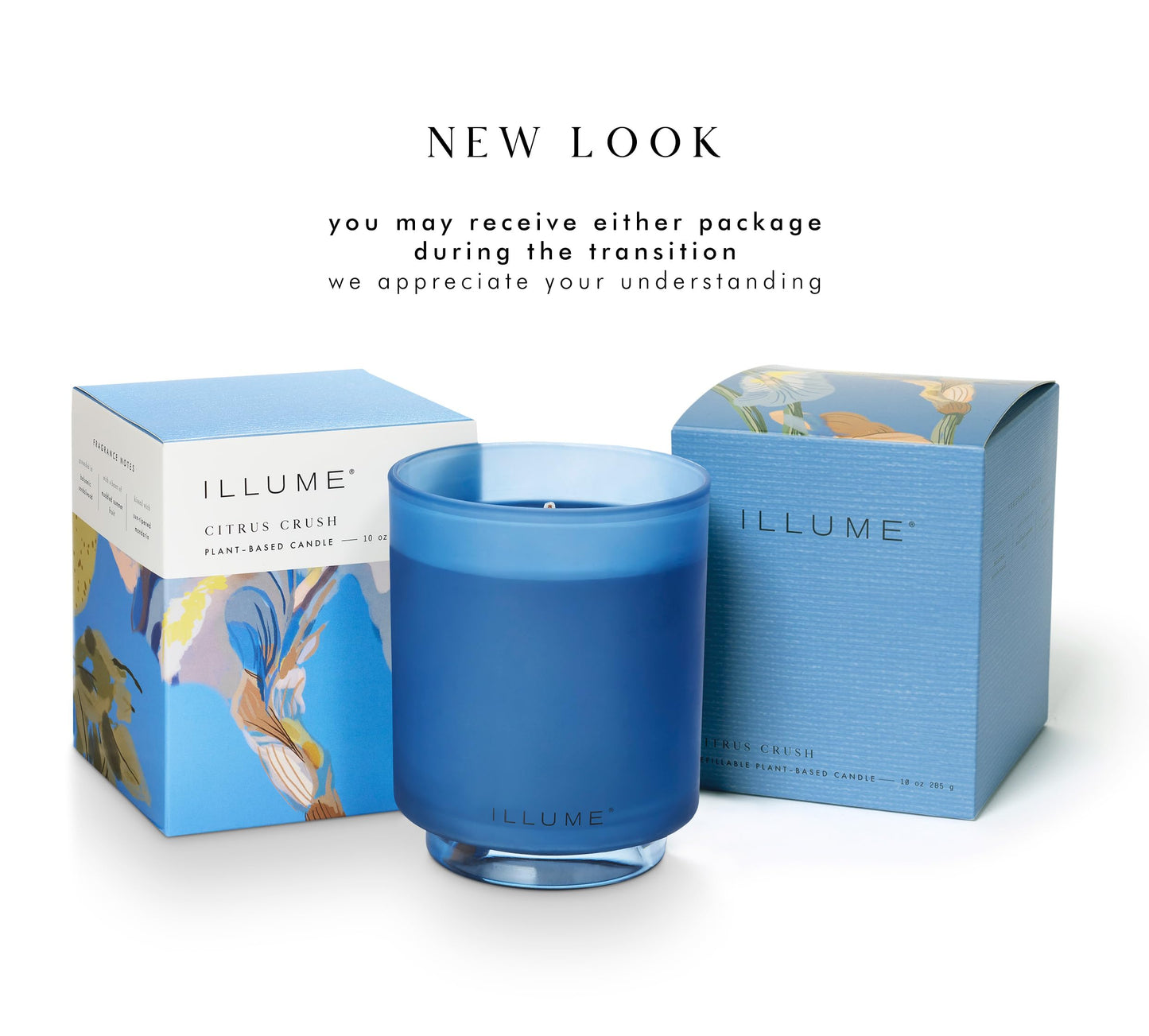 Illume Beautifully Done Essentials Citrus Crush Boxed Glass Scented Soy Candle