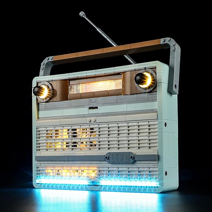 LIGHTAILING Light for Lego-10334 Retro Radio - Led Lighting Kit Compatible with Lego Building Blocks Model - NOT Included The Model Set
