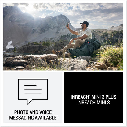 Garmin inReach® Mini 3 Plus, Rugged Global Satellite Communicator with Touchscreen Texting, Photo & Voice Messaging, Emergency SOS Messages & Battery Up to 350 Hours with 10-min inReach® Tracking