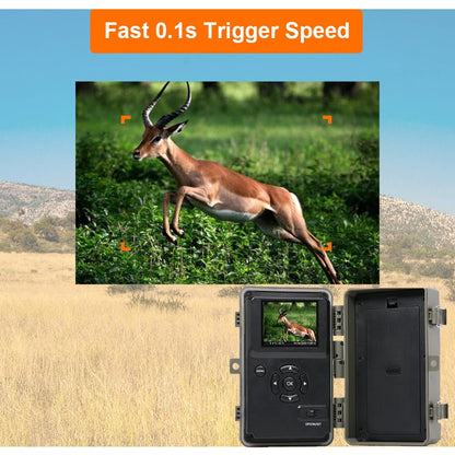 GardePro A3S 2-Pack Trail Camera (Non-Cellular, Non-WiFi), Enhanced Low-Light Performance, 64MP Photo & 1296P HD Video, 0.1s Trigger, 100ft No-Glow Night Vision, Motion Activated Wildlife Camera