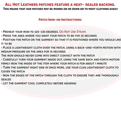 Hot Leathers You Can't Buy Sisterhood Embroidered Patch (Multicolor, 8" x 3")