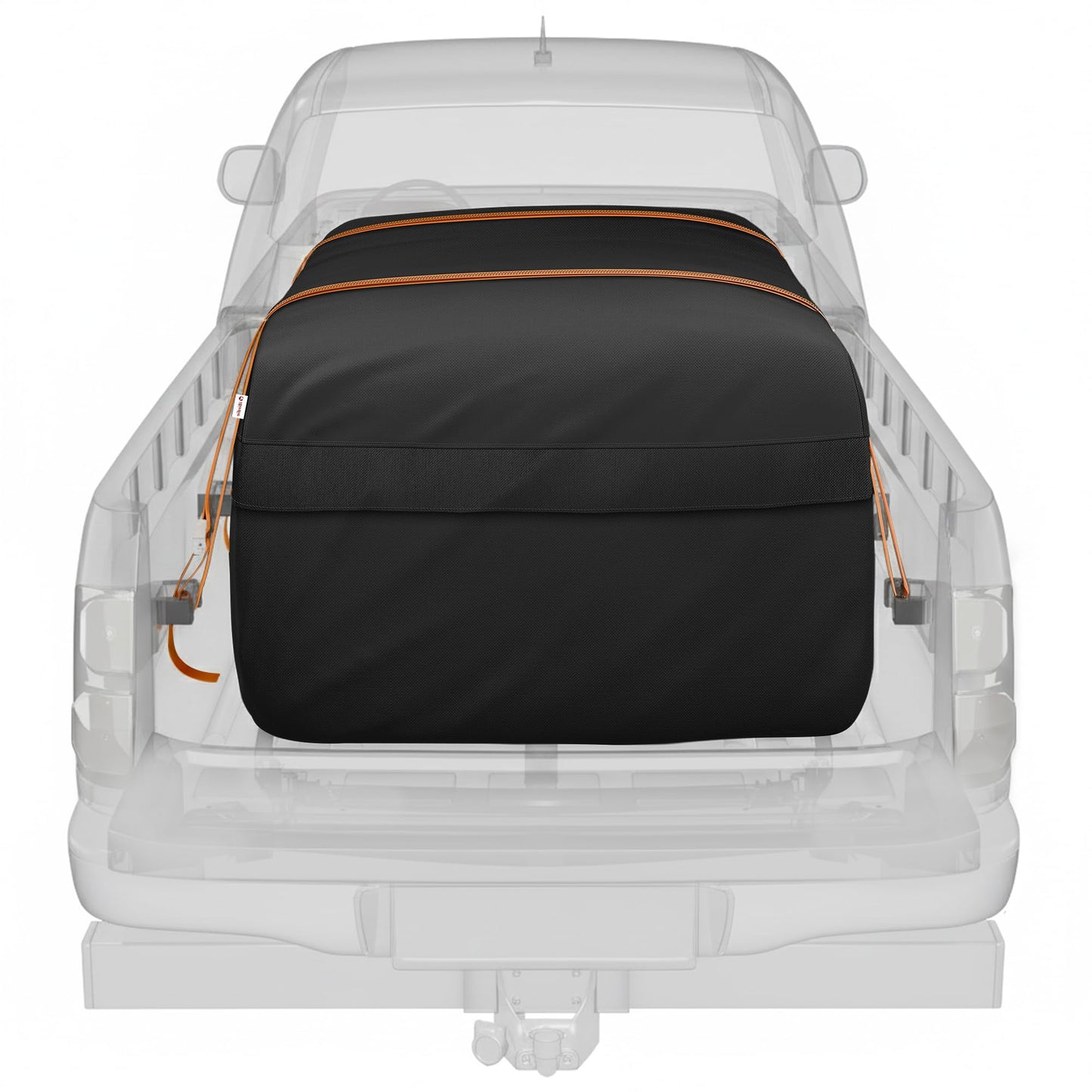 iBirdie Truck Bed Cargo Bag, 32 Cubic Feet Waterproof Storage Box, 1200D Heavy Duty, Size 60'' × 37'' × 25'', Foldable Soft-Shell Cargo Organizer with Straps