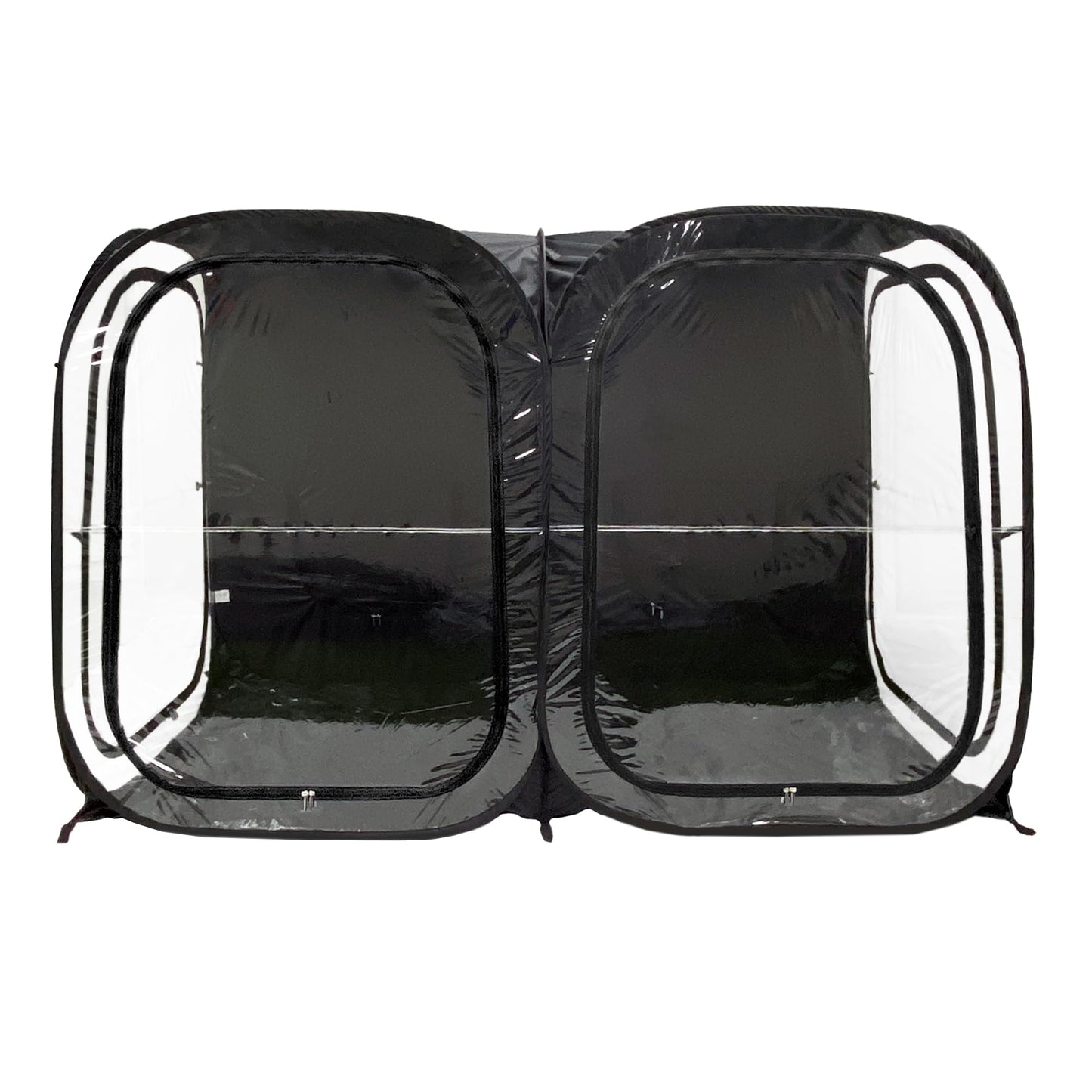 WeatherPod® Side-by-Side™ 2-4 Person Pop-Up Sports Tent Pod - The Original Shark Tank Instant Setup All-Weather Pod Shelter for Outdoor Sports, Rain, Wind & Cold