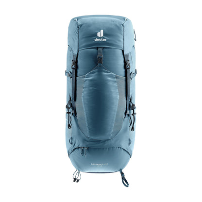 Deuter Unisex Aircontact Lite 40 + 10 L, Lightweight Backpacking & Hiking Backpack for Men & Women, 40 + 10 Liters - Atlantic-Ink