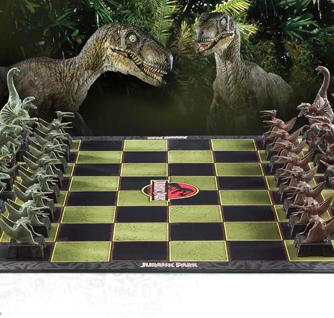 The Noble Collection Jurassic Park Chess Set