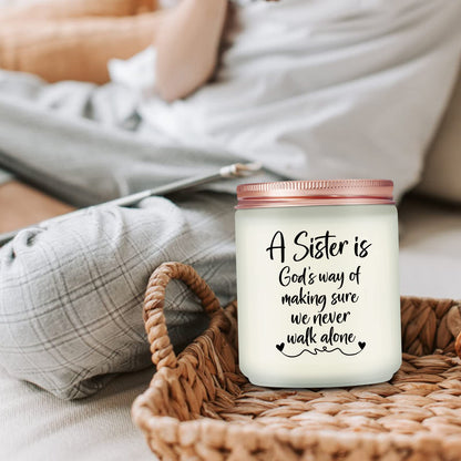 Maybeone Lavender Scented Candle - Sister Gift for Any Occasion - All Natural Soy Wax - 50 Hours Burn Time
