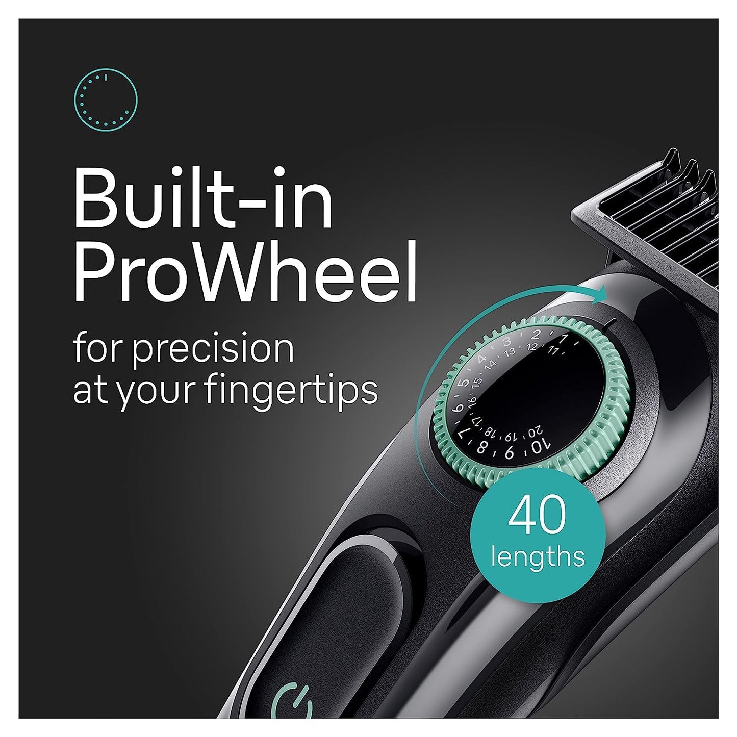 Braun All-In-One Style Kit Series 3 3430, 3-in-1 Trimmer for Men with Beard Trimmer, Ear & Nose Trimmer, Hair Clippers, Ultra-Sharp Blade, 20 Length Settings, Washable