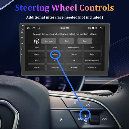 7" Car Stereo Radio for Ford F150/F250/F350 2004 2005 2006 2007 2008 2009 2010 2011 2012 2013 2014, Android 13 Car Radio with CarPlay Android Auto, Support GPS Navi Bluetooth SWC FM DSP Backup Camera