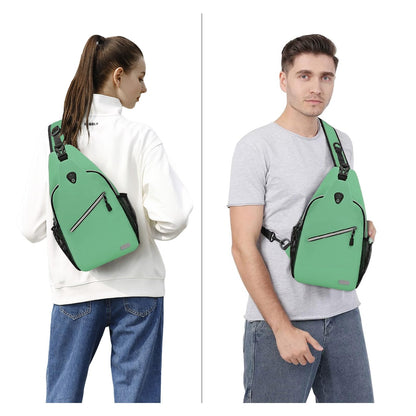 MOSISO Sling Backpack, Multipurpose Crossbody Shoulder Bag Travel Hiking Daypack