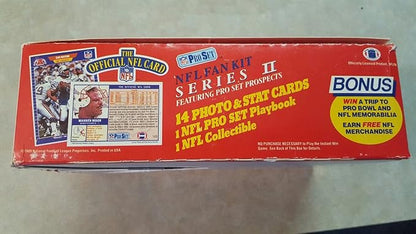 1989 Pro Set Football Series 1 36-Pack Box