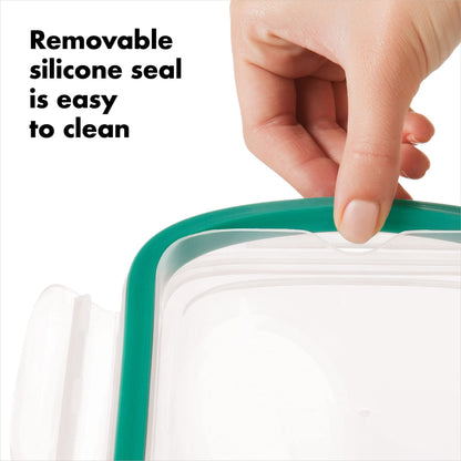 OXO Good Grips Smart Seal Leakproof Airtight Glass & Plastic Food Storage Container Set