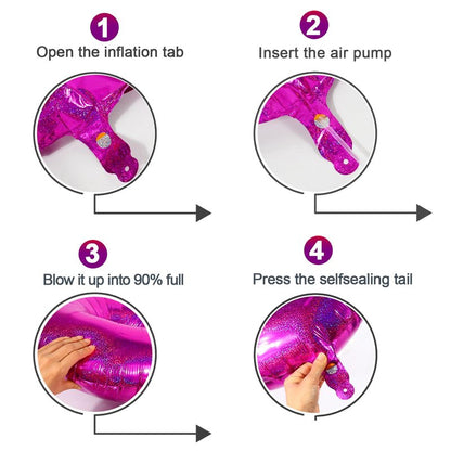 40 Inch Laser Hot Pink 1 Balloon for First Birthday, 1st Number Balloons Birthday Decorations for Girl Kids Toddler Baby, One Giant Number 1 Balloon