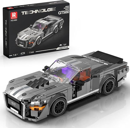Speed Champion GT Sports Cars Building Sets Easter 476 PCS 1:24 Muscle Car Model Creative Build Display Gift Christmas Birthday Ages 14+