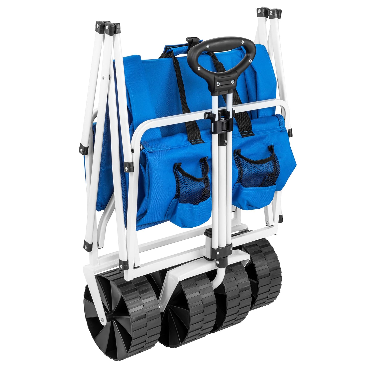 MACSPORTS Lightweight Collapsible Folding Outdoor All Terrain Beach Wagon - Blue
