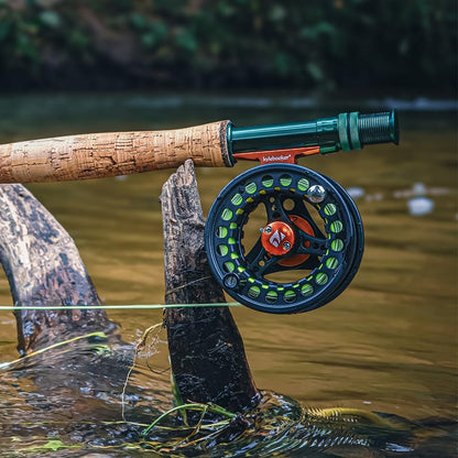 Kylebooker Fly Fishing Rod with Reel Combo Kit（8wt 9‘0“,4sec Rod,7/8 Reel ）