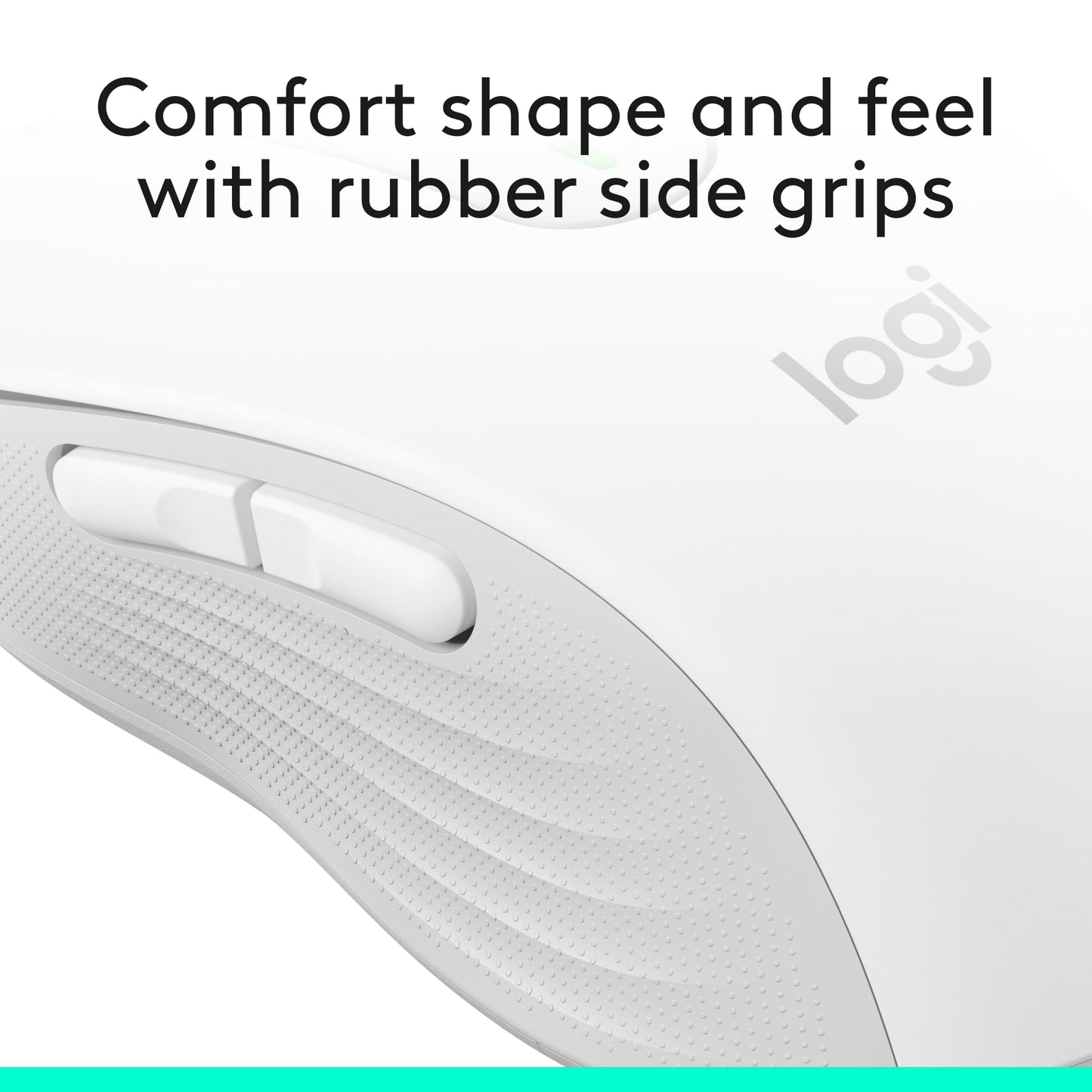 Logitech Wireless Mouse Signature M650 L Full Size - Large Hands, 2-Year Battery, Silent Clicks, Customizable Buttons, Bluetooth, PC/Mac/Chromebook - Black, Right-Handed, Large