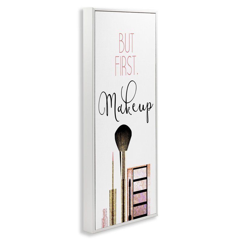 Stupell Industries 'First Makeup Modern Beauty'| Framed Giclee Art