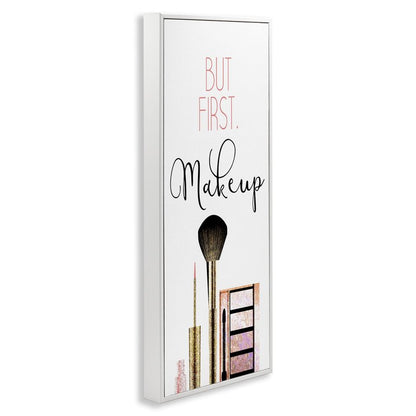 Stupell Industries 'First Makeup Modern Beauty'| Framed Giclee Art