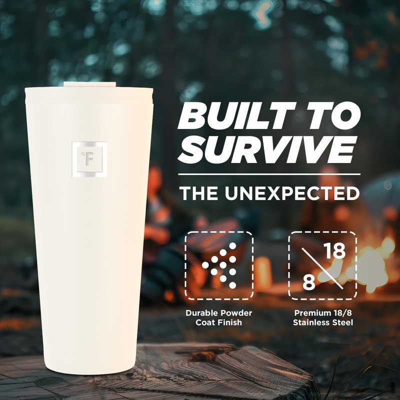 IRON °FLASK Classic Tumbler - Vacuum Insulated Stainless Steel Water Bottle, Double Walled, Drinking Cup, Insulated Travel Mug (Aurora, 32 oz Solid Lid)