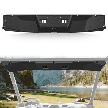 XATVXUTV Overhead 6.5" Speaker Pods Roof Liner for Polaris Ranger XP 1000 / Crew 2017-2025 Accessories, Front Roof Full Enclosure UTV Speaker Box, All-Weather Protection