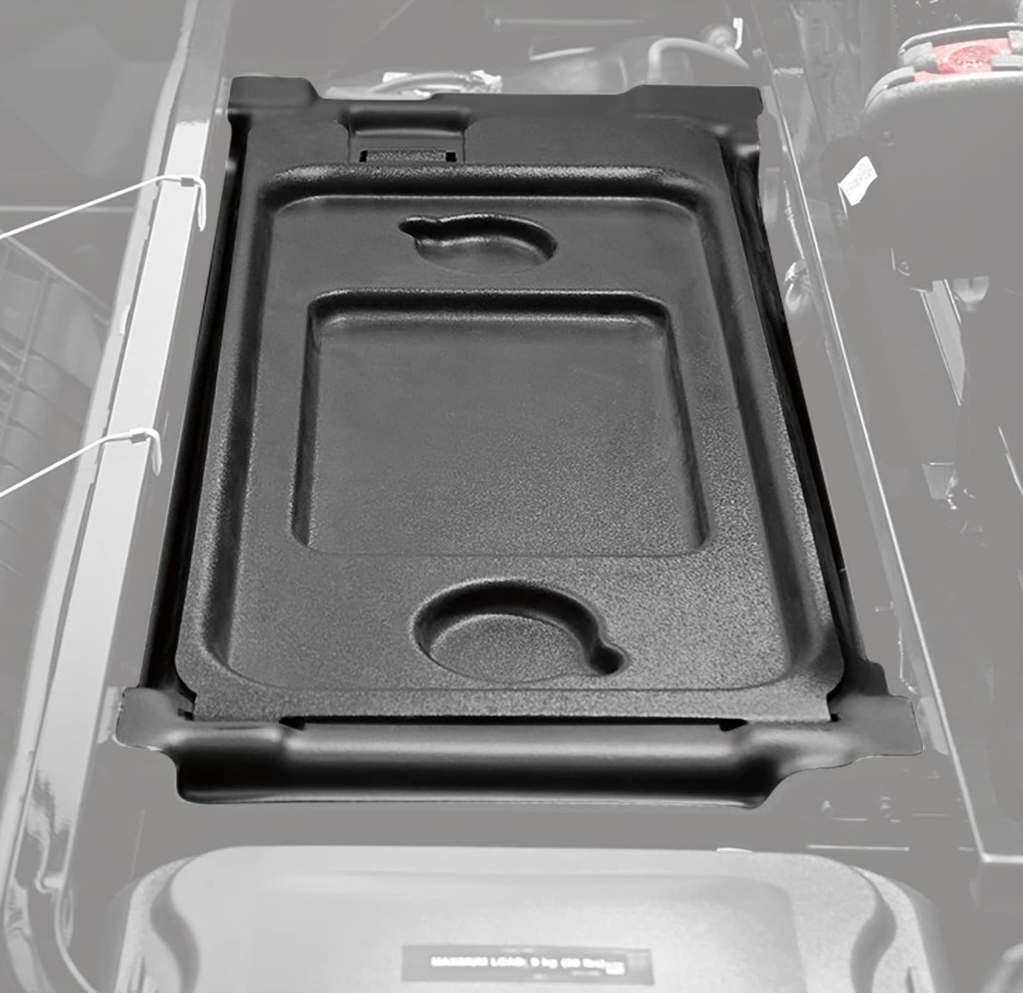 SAUTVS Under Seat Storage Box, Underseat Storage Bin Set Organizer Tray for Kawasaki Mule PRO-FX FXR FXT DX DXT 2015-2025 Accessories, Replace #99994-1463