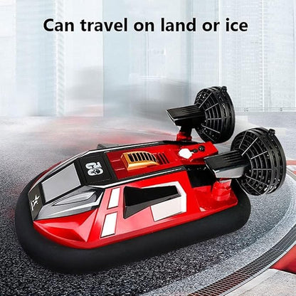 Rc Ships RC Hovercraft Boat for Land and Water 2.4GHz Remote Control Amphibious Vehicle Toy with Double PowerElectric Watercraft RC Toy Boats Gifts for Boys Girls
