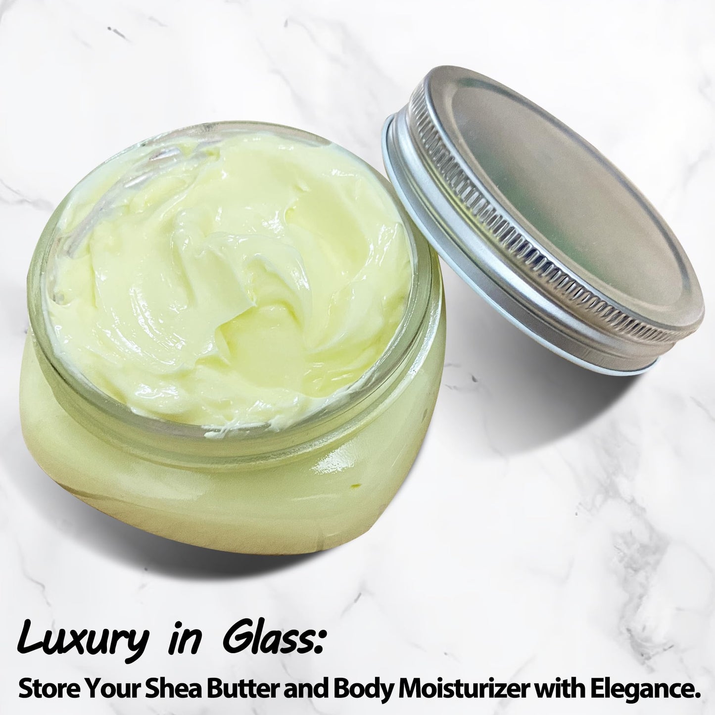 CHGShine Wide Mouth Mason Jar 8 oz for Pickling, Shea Butter Body Butter, Canning, Candles, Fruit Preserves, Jam or Jelly - Glass jar with Lids 8pc