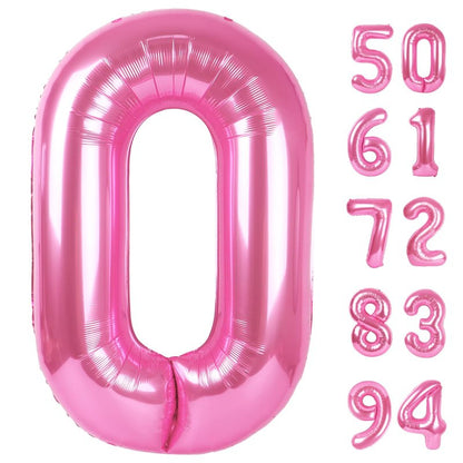 Pink Number 29 Balloons 40 inch, 29 Number Balloons, 29th Birthday Decorations, 29 Year Old Women Pink Party Supplies