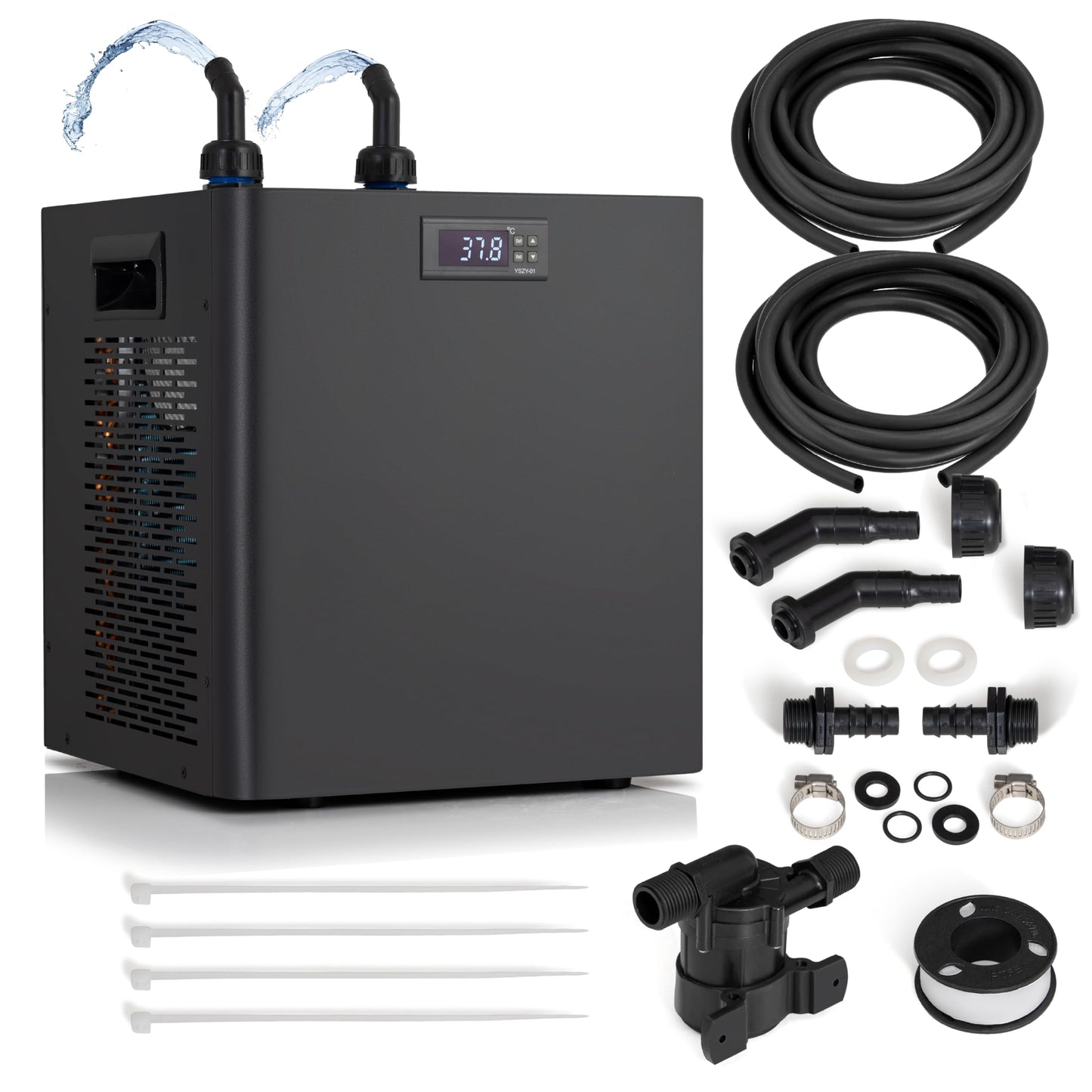 Polar Revive Chiller for Ice Bath and Cold Plunges Including All Hoses and Pumps. 1/3 HP, 2/3 HP, 1 HP Models (1 HP)