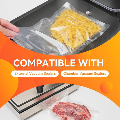 Wevac Vacuum Seal Roll - 8” x 150’ Food Saver Bags with Cutter | BPA Free, Commercial Grade for Meal Prep & Storage