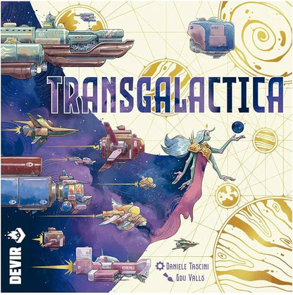 Transgalactica Board Game Space Worker Placement and Engine Building Game