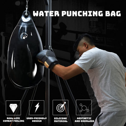 Boxing Honey Badger 2nd Generation Seamless Anti-Leak 110lb Water Punching Heavy Bag for Adults Heavy Duty Boxing Water Bag