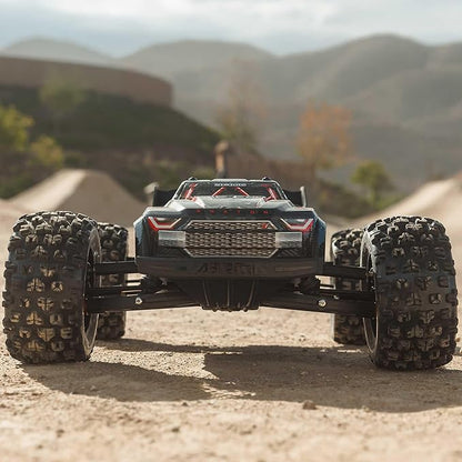 ARRMA 1:8 Kraton 6S EXB Ready to Run Clipless Body Basher Monster Truck RC Remote Controlled Powerful and Stable with Brushless Motor Battery and Charger Not Included Black ARA8708V6T1