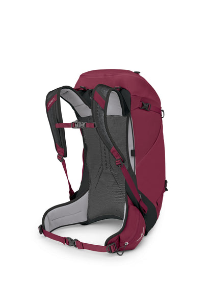 Osprey Hikelite 32L Lightweight Hiking Backpack - Durable Travel Daypack with Rain Cover for Men and Women, Chameleon/Black, M/L