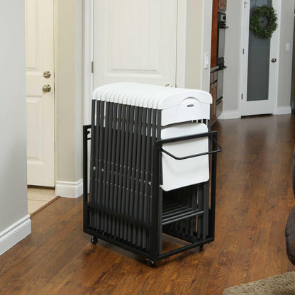 LIFETIME 80279 Rolling Essential Chair Cart
