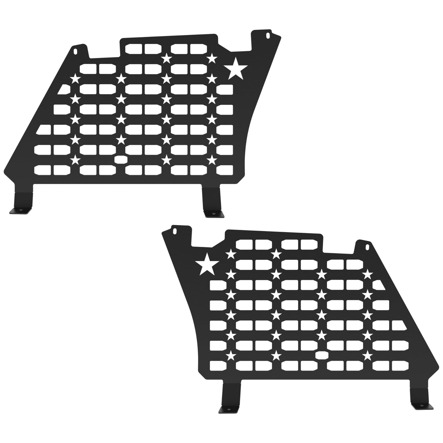 SAUTVS Rear Window Molle Panels for Polaris XPEDITION ADV/ ADV5 2024+, Aluminum Molle Panels of Rear Side Windows for Polaris XPEDITION ADV/ ADV5 2024+ Accessories (One Pair)