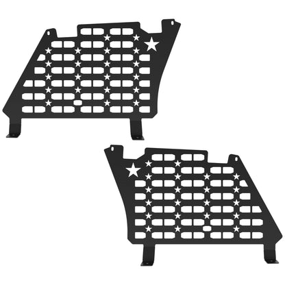 SAUTVS Rear Window Molle Panels for Polaris XPEDITION ADV/ ADV5 2024+, Aluminum Molle Panels of Rear Side Windows for Polaris XPEDITION ADV/ ADV5 2024+ Accessories (One Pair)