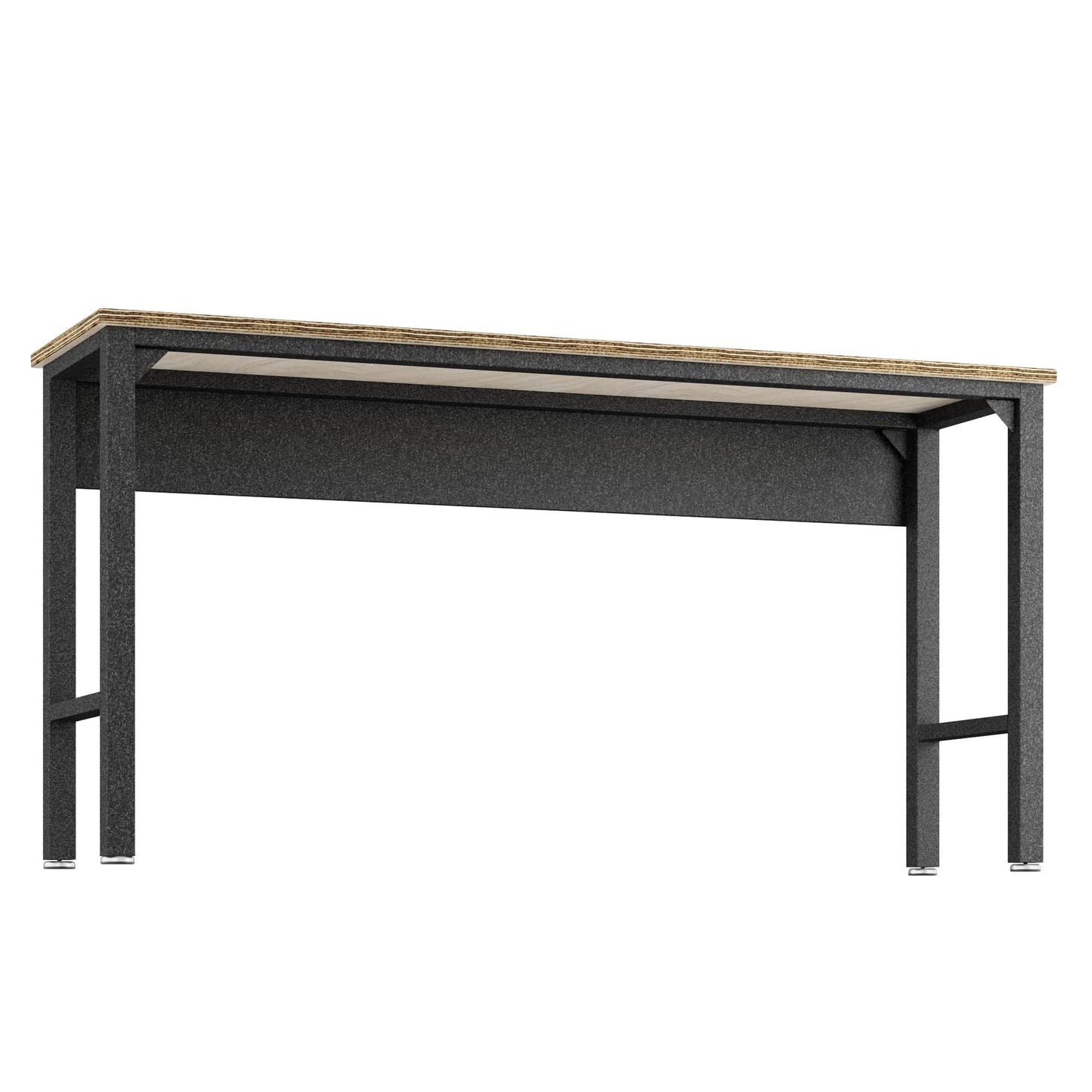 Manhattan Comfort Fortress Garage Work Table, Black/Grey