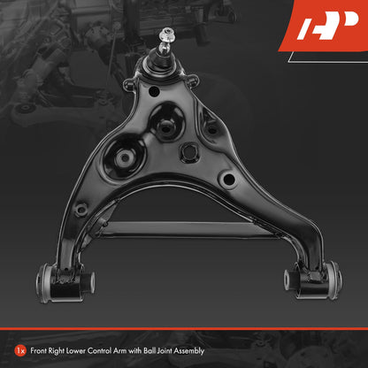 A-Premium Front Right Lower Control Arm, with Ball Joint & Bushing, Compatible with Ford F-150 2015-2020, Expedition 2018-2022, Lincoln Navigator 2018-2022