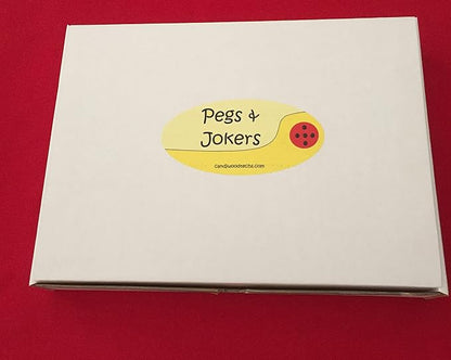 Pegs and Jokers Wood 10 Player Game