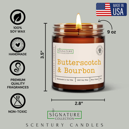Autumn Glow Fall Scented Candle, Many Scents to Choose from, All Natural Non-Toxic Soy Wax, Handmade in The USA (Autumn Glow)