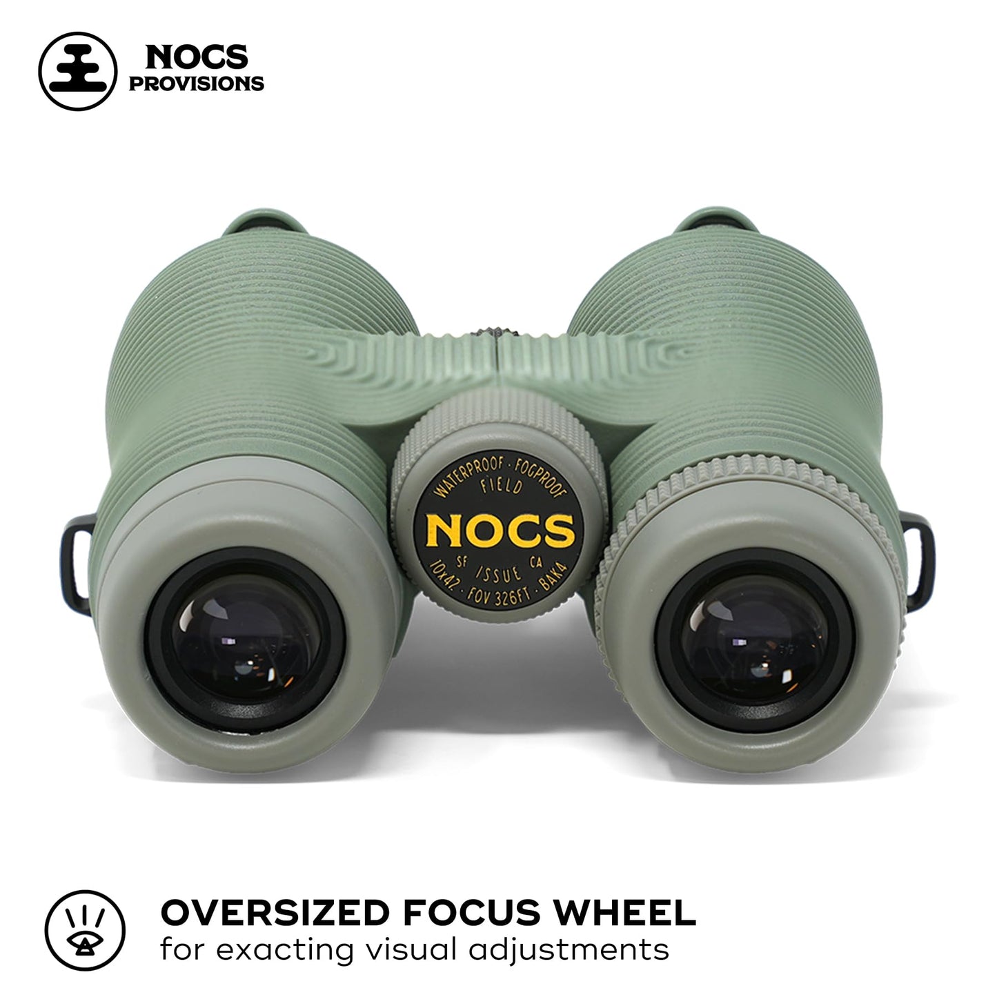 Nocs Provisions Field Issue Compact 10x42 Waterproof Binoculars, Shockproof, Fogproof,10X Magnification, Bak4 Prism, Multi-Coated Lens, Adults & Kids, Hunting, Bird Watching, Hiking & Wildlife Viewing