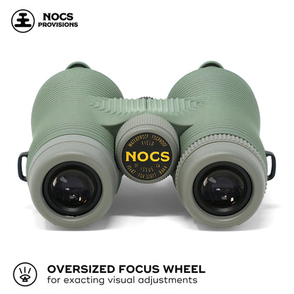 Nocs Provisions Field Issue Compact 10x42 Waterproof Binoculars, Shockproof, Fogproof,10X Magnification, Bak4 Prism, Multi-Coated Lens, Adults & Kids, Hunting, Bird Watching, Hiking & Wildlife Viewing